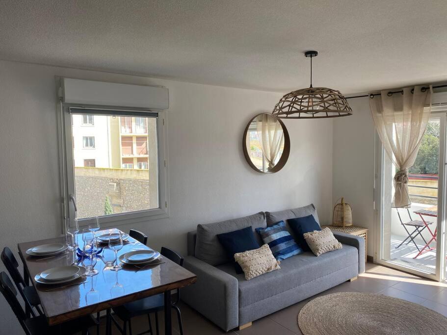 Cosy T3 Gare Terrasse + Parking Leilighet Sète Eksteriør bilde